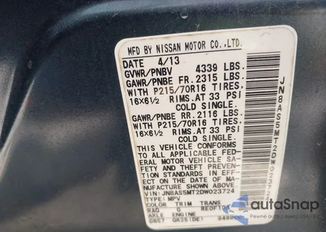 2013 Nissan Rogue S from USA, damaged, VIN JN8AS5MT2DW023724